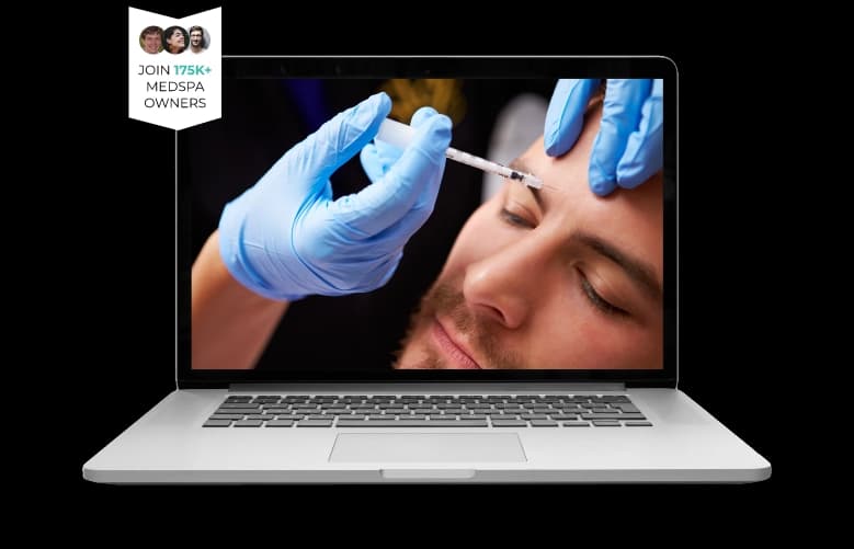 Empire GO online learning platform on a laptop